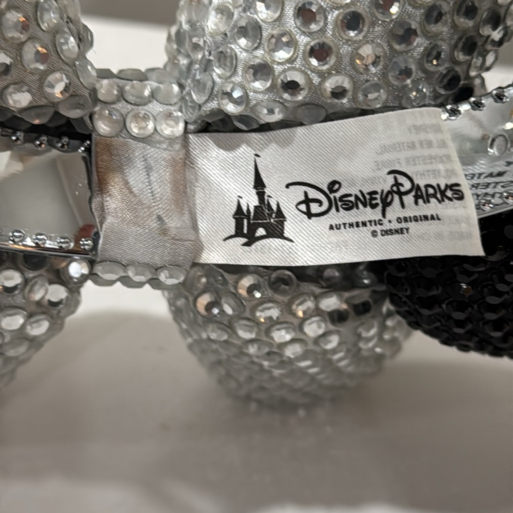 Disney 60th Minnie Mouse Ears Swarovski Headband - Picture 4 of 6